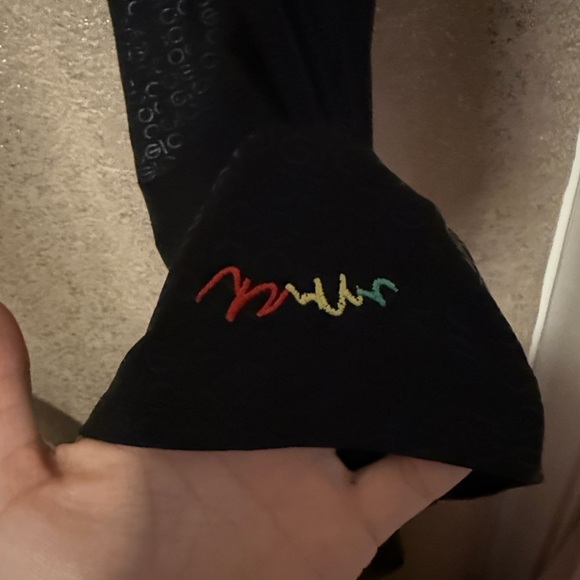 Black Coogi Logo Strappy Dress with Colorful Beads - Picture 4 of 5